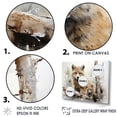 thumbnail image 3 of Designart "Wilderness Necessities: Wolf Family" Minimalism Floater Framed Wall Art Prints, 3 of 5