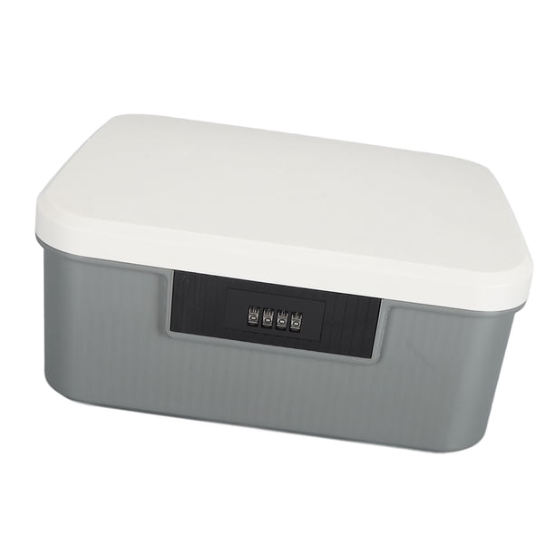 Caja de Almacenamento Con Cerrradura, Contenedor de Almacenamiento Con Cerrado de 9 Litros de Capacidad Con Cerrada de Combinación, Caja de Bloqueo de Almacenamiento