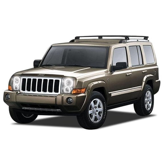 Flashtech Xenon Brightest White LED Halo Ring Headlight Kit For Jeep Commander 06-10