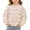 Pink, variant on Wilark Girls Cute Graphic Print Padded Puffer Jackets Causal Long Sleeve Stand Collar Snap Fall Winter Quilted Lightweight Warm Outerwear Pink 2-6