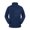 Dark Blue, variant on Jackets for Men Full Zip Stand Collar Fleece Jackets Long Sleeve Solid Color Loose Casual Outerwear