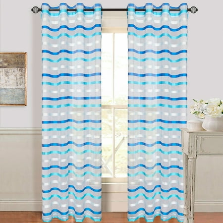 UPC 886511246805 product image for Lavish Home Sonya Grommet Curtain Panel - Iris | upcitemdb.com
