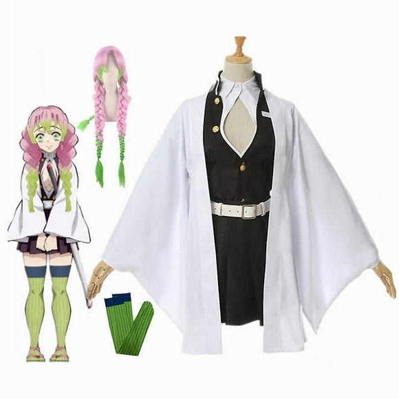 Demon slayer kimetsu no yaiba mitsuri kanroji kisatsutai kimono halloween clothes cosplay costume