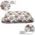 thumbnail image 3 of Shabby Flora Pet Bed, Summer Spring Season Buds Roses Lilacs Flowers Leaves Print, Chew Resistant Pad for Dogs and Cats Cushion with Removable Cover, 24" x 39", Pale Pink Cream, by Ambesonne, 3 of 4