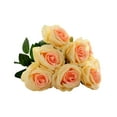 thumbnail image 2 of Dream Lifestyle Artificial 9 Heads Rose Flower Bridal Bouquet Wedding Party Home Desktop Decor, 2 of 8
