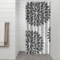 thumbnail image 3 of Rustic Boho Pattern Shower Curtain 36x72 Inches Quick-Dry Bathroom Curtain Polyester with Plastic Hooks for Tub, 3 of 4