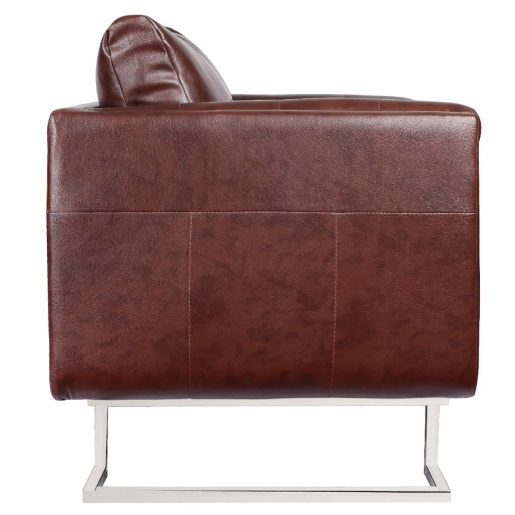 Kepooman Modern Bar Stool Chair for Bar Bedroom, Brown Kepooman Modern Bar Stool Chair for Bar Bedroom, Brown