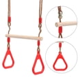 thumbnail image 2 of Anillos de Barra Oscilante para niños ANGGREK Palo de Madera para adultos Equipo de Gimnasio, 2 of 8