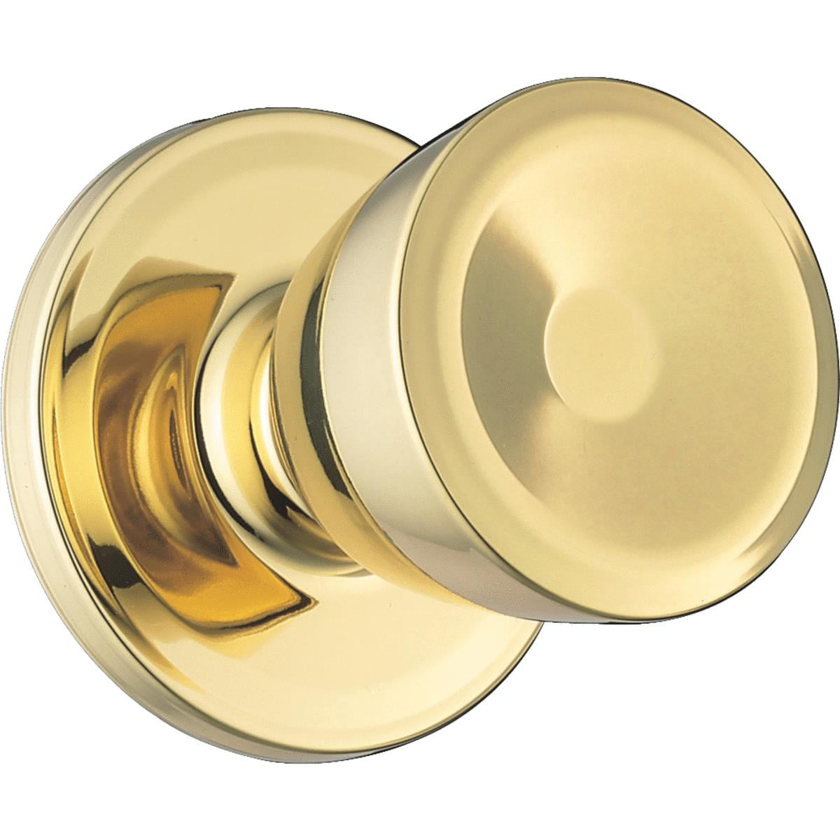 Weiser Polished Brass Beverly Dummy Door Knob GAC12 B3 MS