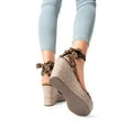 thumbnail image 5 of DREAM PAIRS Womens Open Toe Espadrilles Wedges Tie Lace Up Cute Ankle Strap Platform Sandals Dressy Shoes, 5 of 5