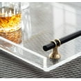 thumbnail image 6 of Acrylic Tray,with Black Metal Handle,for Coffee Table,Decorative,16x12 inch, 6 of 6