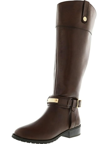 Inc Women's Fabbaa Black Knee-High Leather Equestrian Boot - 5.5M