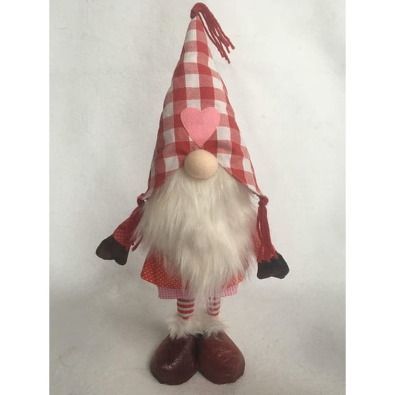 Valentine Standing Plush Gnome