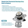 thumbnail image 2 of Thermostat Assembly Fit Mercedes-Benz C230 C300 C350 E350 ML350 R350 SLK350 3.5L, 2 of 9