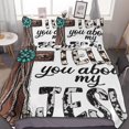 thumbnail image 1 of HAHDAXIA Let Me Tell You About My Jesus Bedding Solid Comforter Set for All Seasons,3 Pieces(1 Comforter+2 Pillowcases),Soft Microfiber Bedding Set Twin(86"x70"), 1 of 7