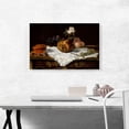 thumbnail image 2 of ARTCANVAS The Brioche 1870 Canvas Art Print by Edouard Manet - Size: 26" x 18" (0.75" Deep), 2 of 9