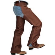 Small Weaver Leather Brown Shotgun Full Grain Work Riding Chaps