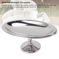 thumbnail image 6 of 304 Stainless Steel Oval Hammered Dessert Bowl Footed Ice Cream Cup Snack Pudding Serving Dish for Party, 6 of 9