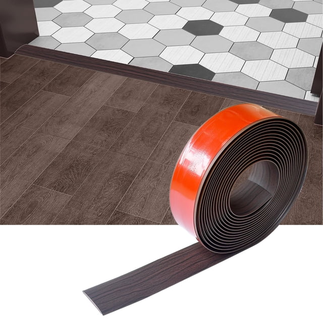 Tira de transición para piso HJ HUAJ de PVC autoadhesiva de 100 cm x 4 cm