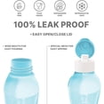 thumbnail image 4 of Milton 4-Pack Kids Water Bottles, 6 & 12 oz Leak-Free Flip Lid Sport Bottles, Red/Blue, 4 of 5
