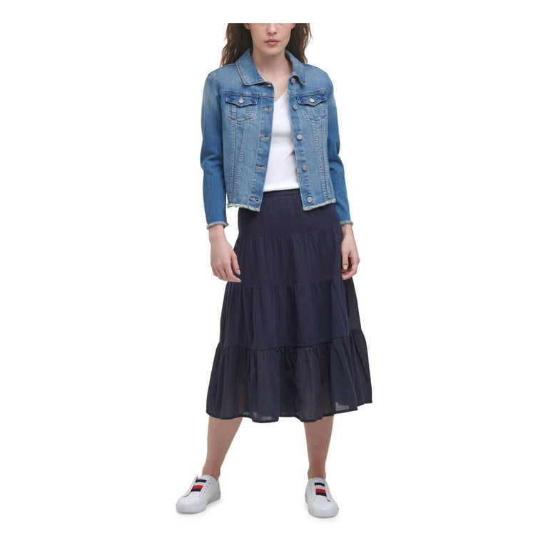 Tommy hilfiger top navy pleated skirt