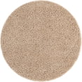 thumbnail image 1 of Unique Loom Tapis Shag Quotidien en Peluche 5' x 5' Rond en Taupe, 1 of 1