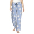 thumbnail image 2 of Lsque Cute Poodle Dog Print Women's Pajama Pants, Lounge Pant - Comfortable Home Wear,Elastic Waistband, Stylish Design-, 2 of 9