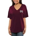 thumbnail image 3 of Women's Maroon Mississippi State Bulldogs Spirit Jersey Oversized T-Shirt, 3 of 4