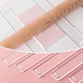 thumbnail image 2 of 5 Pairs Clay Rolling Pin Guides for Dough Thickness 2/3/4/5/6mm Polymer Ruler Roller Tools, 2 of 8