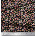 thumbnail image 2 of Soimoi Cotton Duck Fabric Leaves & Floral Artistic Print Fabric by The Yard 42 Inch Wide, 2 of 3