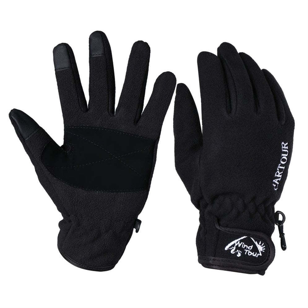 Bicycle Touch Screen Sports Windproof Cycling Warm Full Finger Glove by