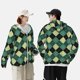 thumbnail image 4 of Fotbe Green Squares Chaqueta con Protección Solar UPF 50+ para Hombre y Mujer, Camisa con Capucha y Bolsillos-Small, 4 of 7