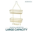 thumbnail image 7 of Moorefield 3-Tier Hanging Shower Caddy with Suction Cups, Non-Slip Neck, Bathroom Organizer, Gold, 7 of 7