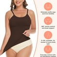 thumbnail image 5 of MISS MOLY 2 Pack Women's Cami Shaper Compression Tank Tops Tummy Control Adjustable Straps Body Shaper Camisoles, 5 of 7