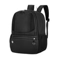 thumbnail image 4 of Mochila de baloncesto de 20 L a 35 L con compartimento separado para zapatos, ligera y resistente al agua. Negro, 4 of 9