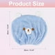thumbnail image 2 of Toalla de secado de cabello Unique Bargains Toalla para el cabello para mujeres Toalla turbante absorbente para cabello rizado corto azul, 2 of 7