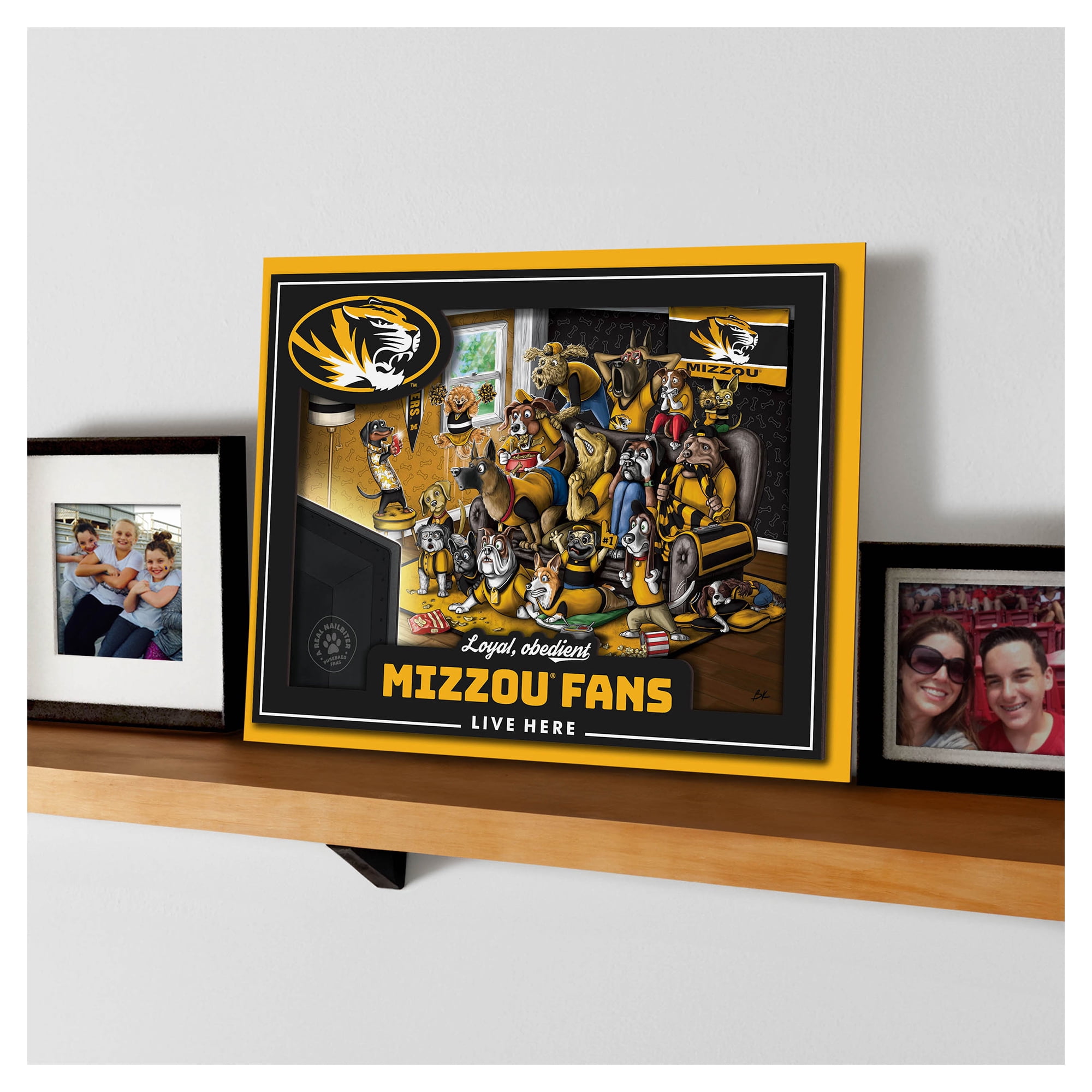 IDNA Missouri Tigers 13.25" x 17.25" Purebred Fans Wall Art
