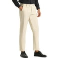 thumbnail image 4 of INSPIRE CHIC Men's Cropped Pants Slim Fit Flat Front Ankle-Length Dress Pants, 4 of 6