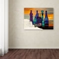 thumbnail image 2 of Trademark Fine Art "Blue Sunset By Numbers" Canvas Art by Roderick Stevens, 2 of 3