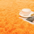 thumbnail image 4 of Alfombra suave y esponjosa ISEAU para interiores, 183 x 274 cm, color naranja, 4 of 9