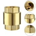 thumbnail image 3 of Ana Check Valve Made Of High Quality Check Valve Brass 1/2 3/4 1inch Intensification Anti Backflow Valve Water Control Float Valve Home Decor, 3 of 10