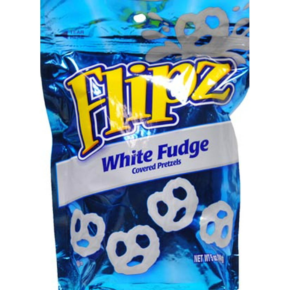 Flipz White Fudge Dipped Pretzels, 5 oz