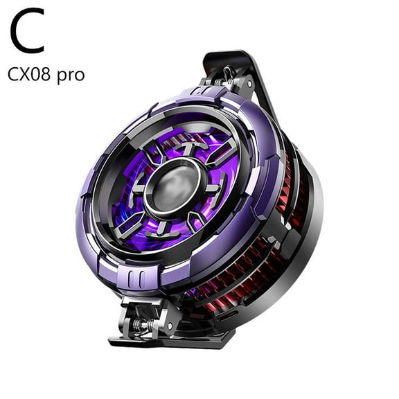 Magnetic Phone Cooler Cell Phone Cooler CX07 Phone Fan Cooler,Mobile Phone Cooling Fan,Cell Phone Cooler,Portable Lightweight Mobile Phone Cooling Fan,Suitable for All Smartphones