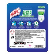 Harpic Flushmatic In-Cistern Toilet Cleaner Blocks, Citrus - 100 g | Lasts Upto 240 Flushes