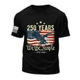 thumbnail image 4 of Leey-World 4th Of July Shirts for Men 1776-2026 250th Birthday Patriotic American Flag T-Shirt 4th of July Shirt(Black,XL), 4 of 5