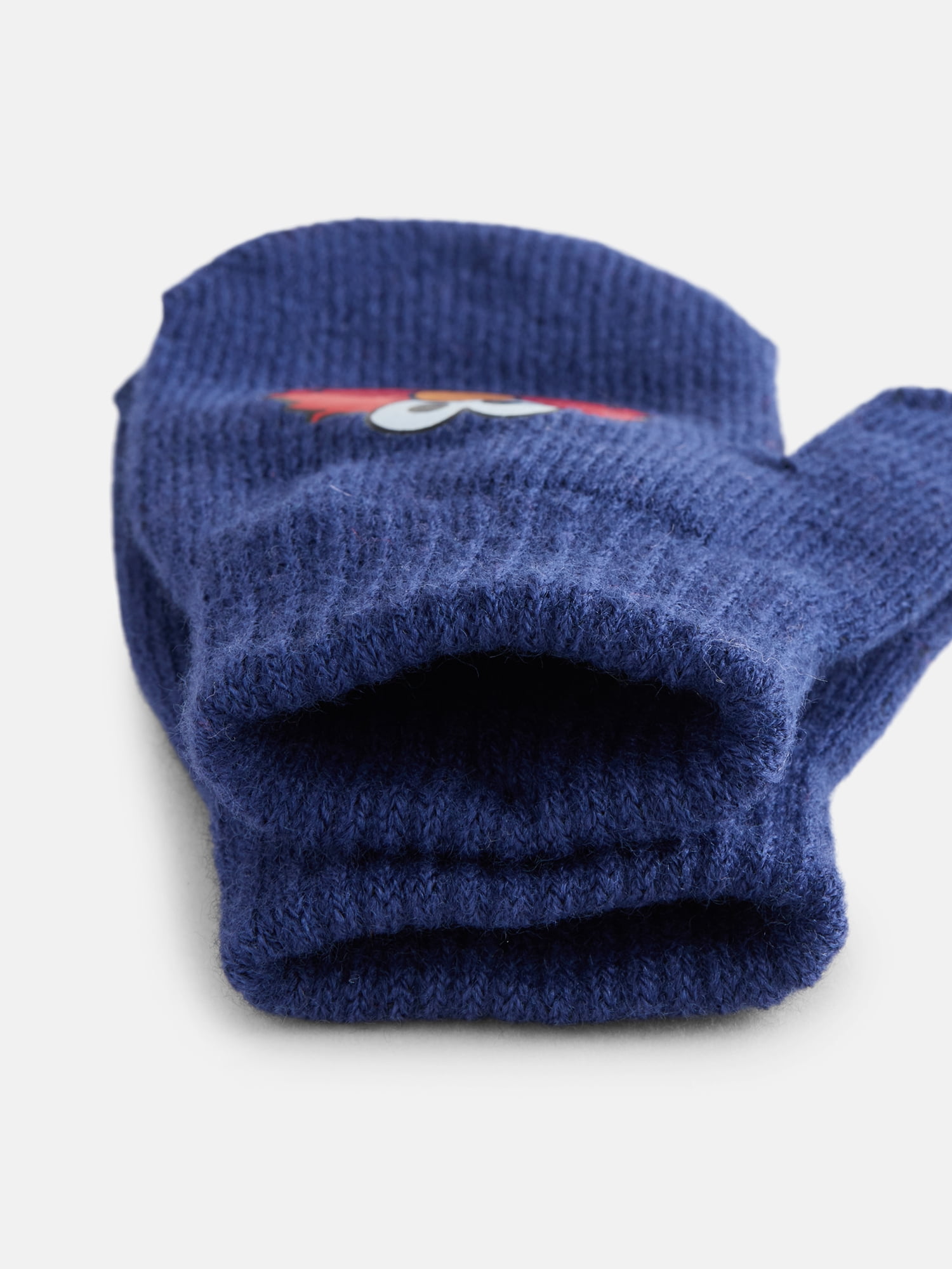 Elmo Toddler Boys Pom Beanie and Mittens Set, 2 Piece