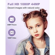 Digital Camera, FHD 1080P Camera, Digital Point and Shoot Camera with 16X Zoom Anti Shake, Compact Small Camera for Boys Girls Kids