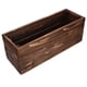 thumbnail image 1 of Maceta de madera decorativa para ventana, rectangular, rústica, de madera, para jardín, suculenta, decoración de boda, 1 of 7