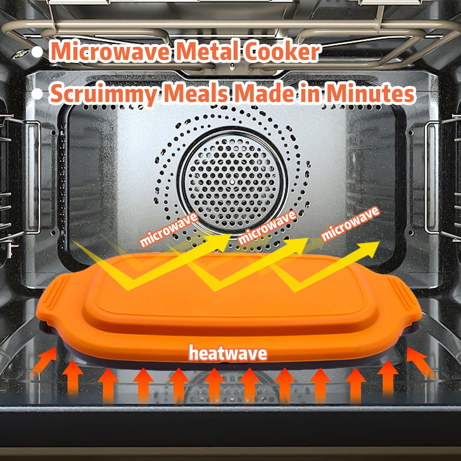 Microwave Eggs Cooker with Duals Zone Designs for Eggs Steak Grade Silicone and Metal Breakfast Preparation Tool
