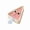 Beige, variant on Triangular Reusable Popsicle Mold with Wooden Sticks - Safe PVC-Free Ice Pop Maker for Summer Fun